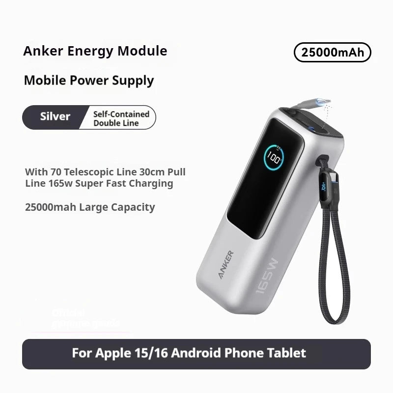 Anker Zolo 165W Power Bank – 25000mAh | Ultra-Fast Charging for Laptop, Phone & Tablet