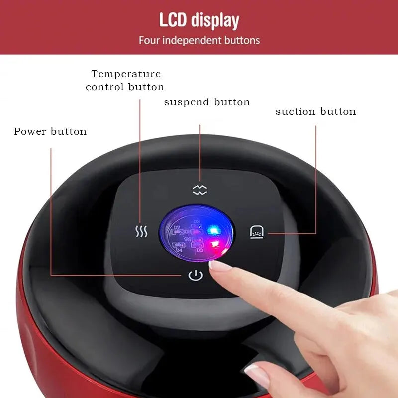 Voltivo Smart Body Cupping & Massage Device | Deep Tissue Heating & Vacuum Therapy