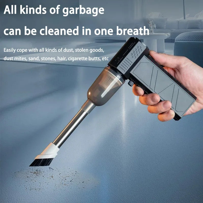 Violent Fan 400000RPM Powerful Air Blower Vacuum Dust Cleaner Type-C Charging Strong Winds 53m/s Brushless Turbo Blower