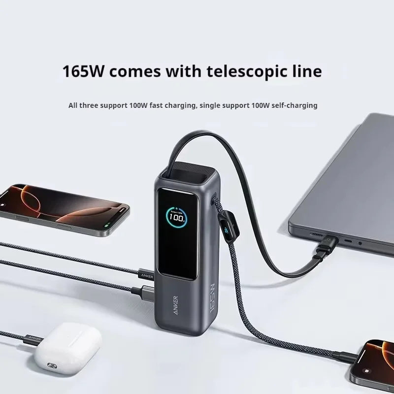 Anker Zolo 165W Power Bank – 25000mAh | Ultra-Fast Charging for Laptop, Phone & Tablet