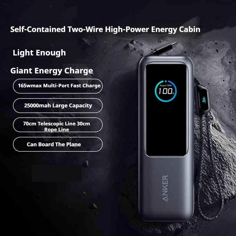 Anker Zolo 165W Power Bank – 25000mAh | Ultra-Fast Charging for Laptop, Phone & Tablet