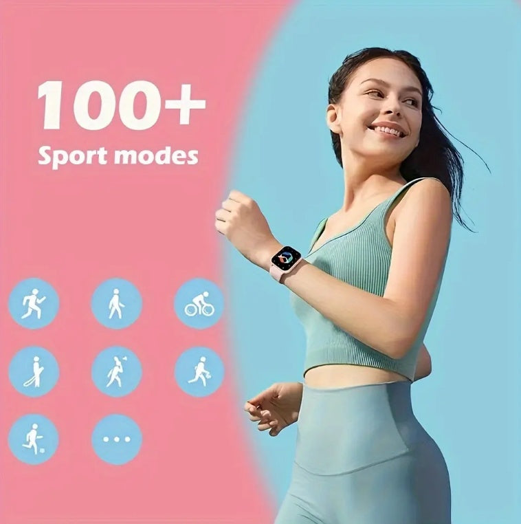 ZL54CJ Smartwatch – 1.83” HD Touch Display, Fitness Tracker, Heart Rate & Sleep Monitor, Waterproof Sports Watch for Men & Women