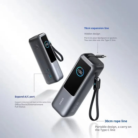 Anker Zolo 165W Power Bank – 25000mAh | Ultra-Fast Charging for Laptop, Phone & Tablet