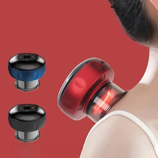 Voltivo Smart Body Cupping & Massage Device | Deep Tissue Heating & Vacuum Therapy
